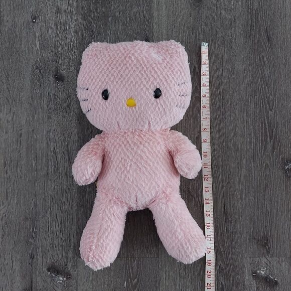 Build a Bear Hello Kitty Pink Waffle Sanrio Plush 2011 Retired BABW 19” - No Bow - Picture 6 of 6